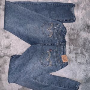 Levi’s 711 skinny jeans with adjustable waist